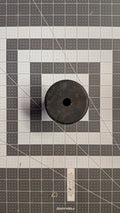C.E. Smith 3 in. bow roller top view on 1-inch grid