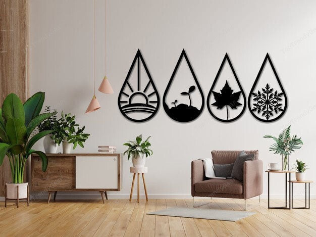 Custom metal wall art panels by Expressive Door