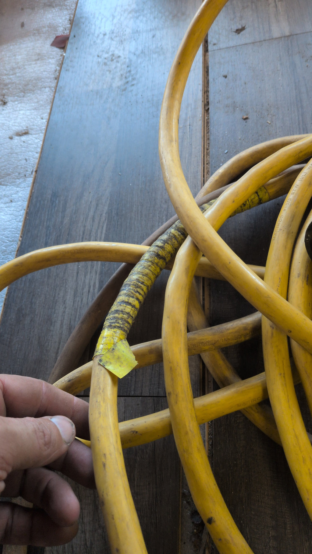 Marineco 10/3 STW WATER RESISTANT E0747 50 ft with twist lock connectors.