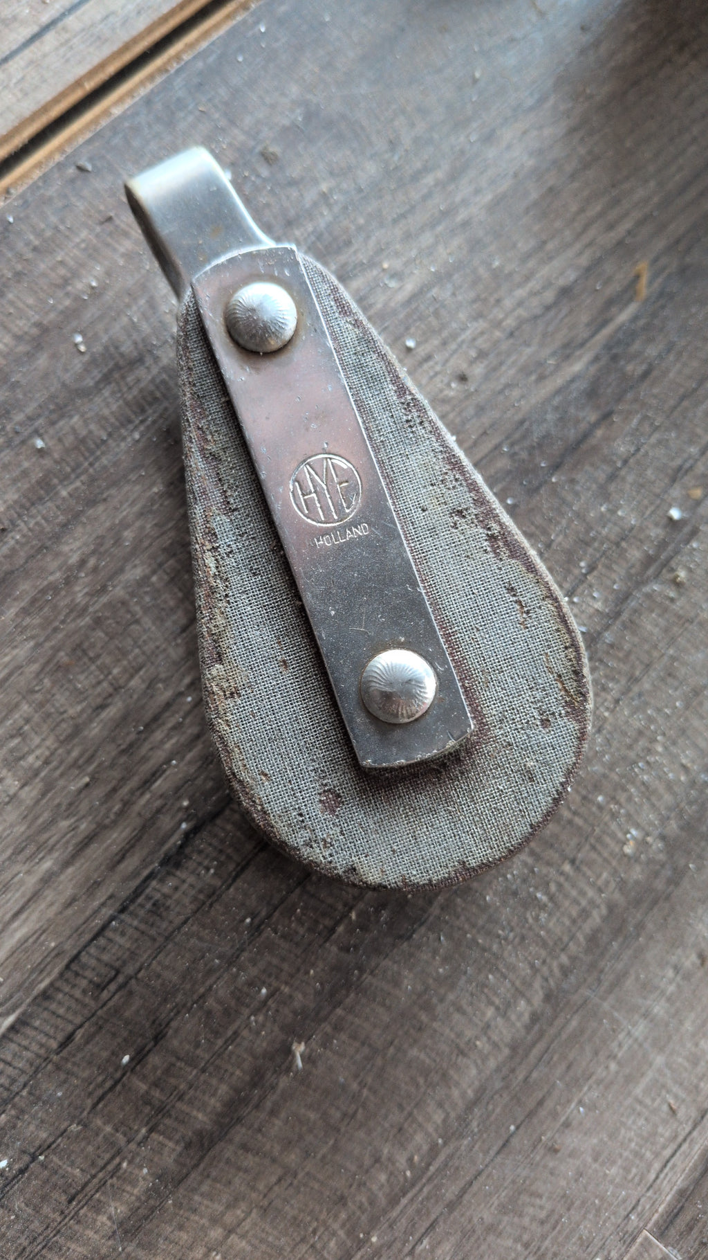 HYE Holland single-sheave Tufnol sailboat pulley block