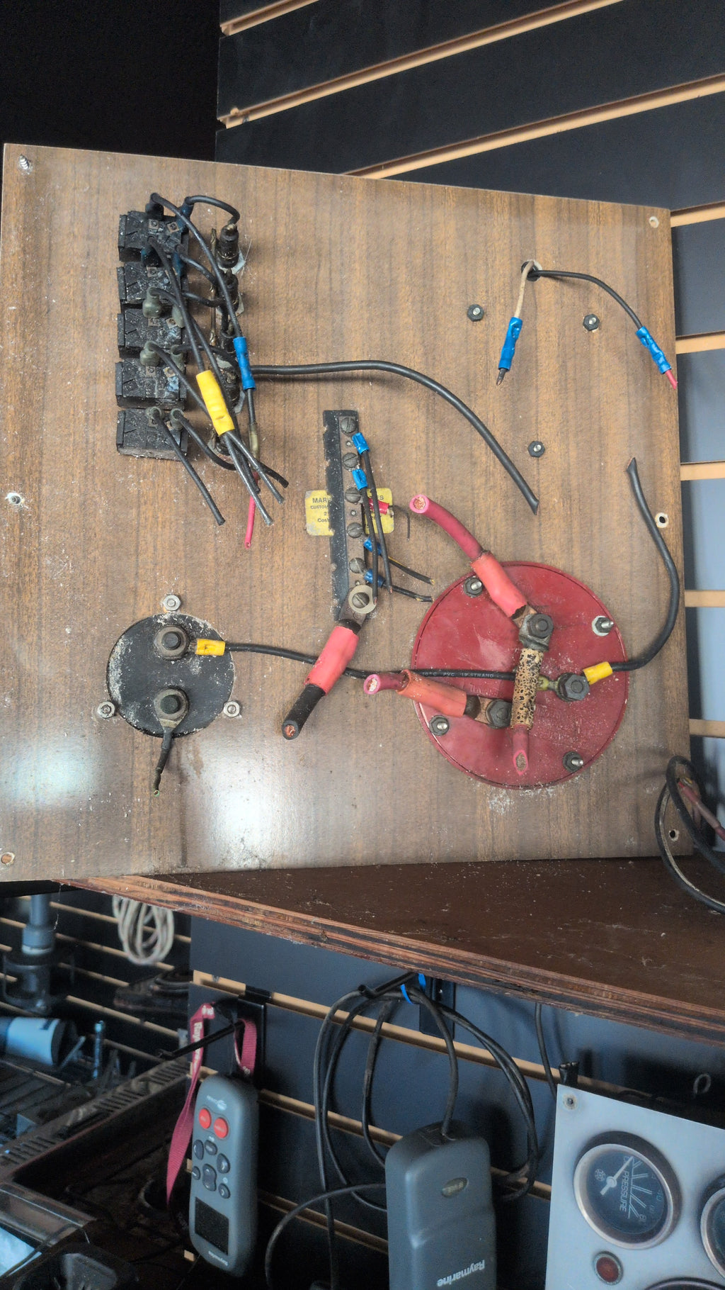 Electrical panel from Ericson 25 plus
