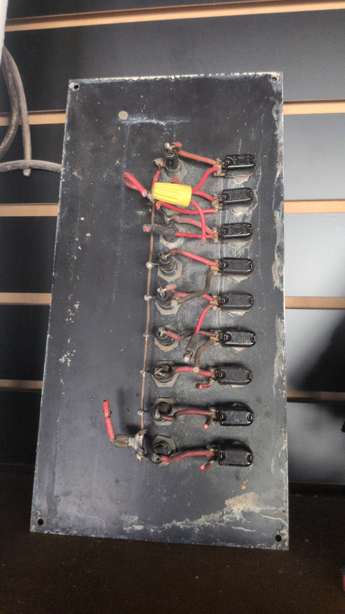Fuse panel from a Cape Dory 28