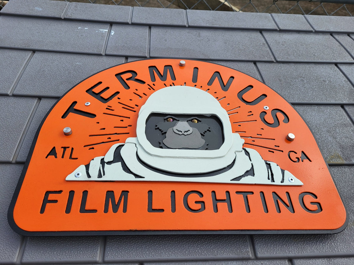Custom metal door sign by Expressive Door